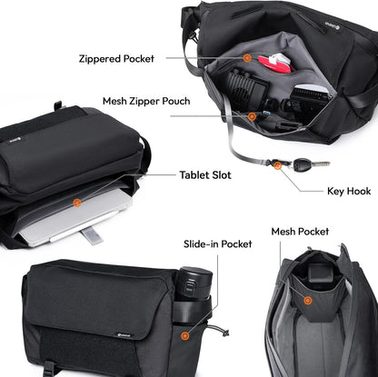 ULANZI BP11 8L Camera Sling Bag, Splash-Proof DSLR/Mirrorless Anti-Theft Crossbody