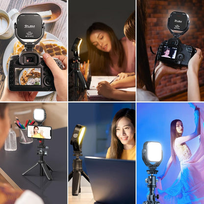 ULANZI VL66 Bi-Color LED Video Light 2500-6500K 2000mAh CRI95+ Dimmable DSLR/Action