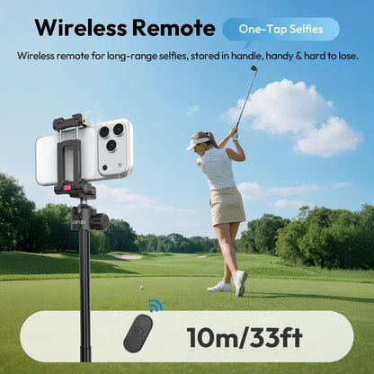 ULANZI MT44B Auto Pop Tripod 59" w Remote, Dual Mount, 360¬∞ Head