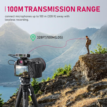 Ulanzi U-Mic AM18 Wireless Lavalier Microphone System A018GBB2