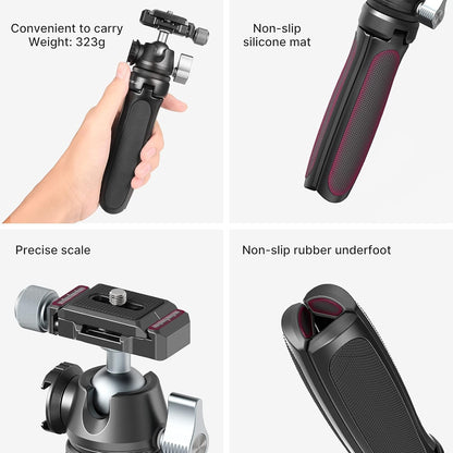 ULANZI MT-47 Mini Tripod, 360Â° Ball Head, Arca Plate, DSLR/Vlog/Selfie Use