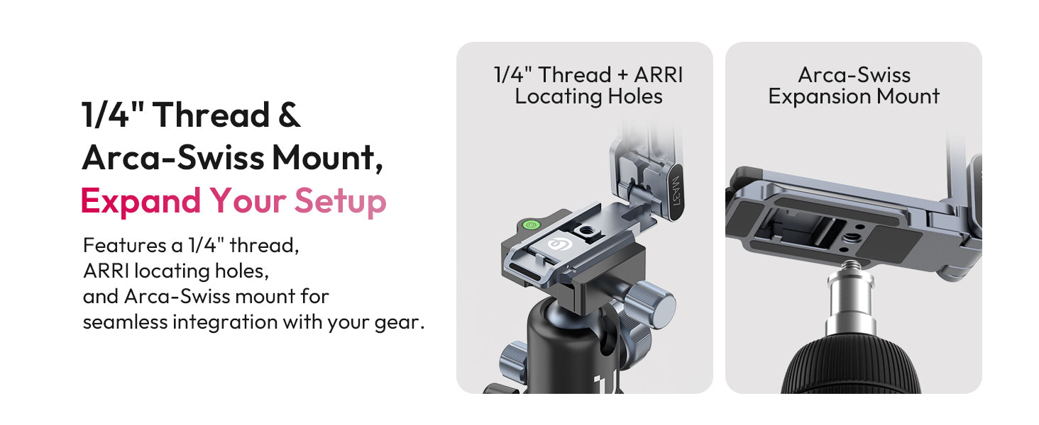 ULANZI MA37 Magnetic Quick Release Mini Tripod for DJI Osmo Action 3/4/5 Pro