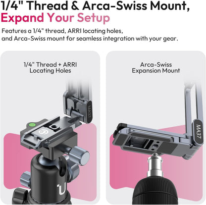 ULANZI MA37 Magnetic Quick Release Mini Tripod for DJI Osmo Action 3/4/5 Pro