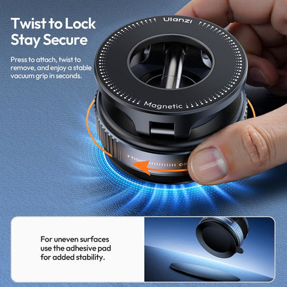 SK-25 Car Phone Holder for Maqsafe, Suction Cup Mount 360* Adjustable, 1kg Load