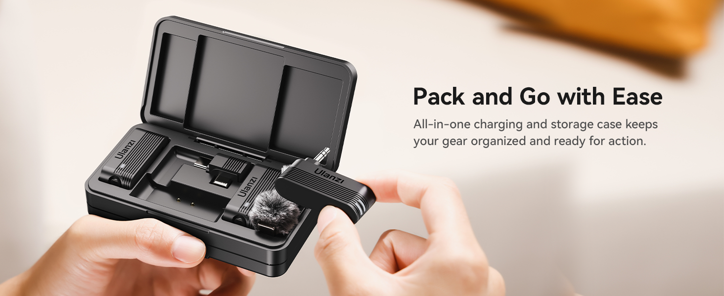 ULANZI A100 Wireless Lavalier Microphone
