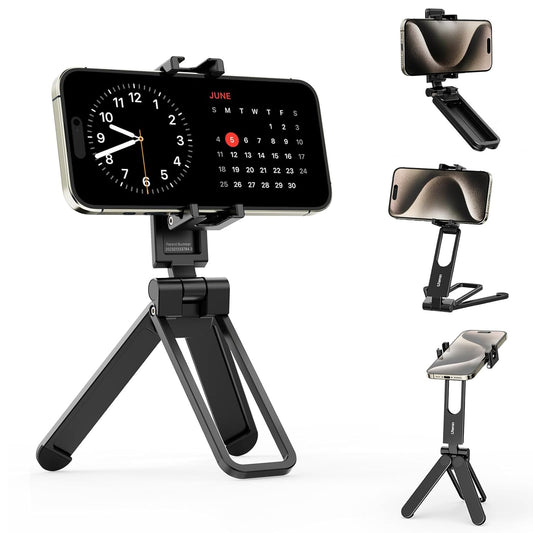 ULANZI MA26 Phone Tripod  â€“ Foldable, 2 Cold Shoe, Compact, Lightweight