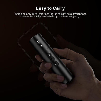 Ulanzi LM07 LED Flashlight 2000K-8000K, Bi-color, 2000mAh, Zoomable