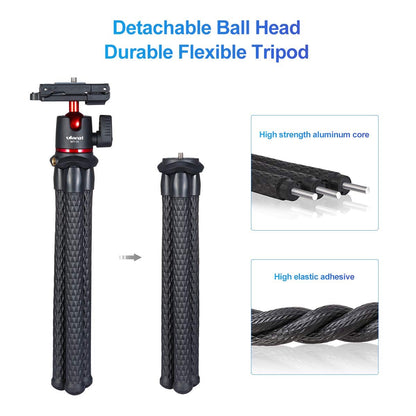 Ulanzi MT-11 Mini Flexible Camera Tripod with Phone Holder & Cold Shoe"