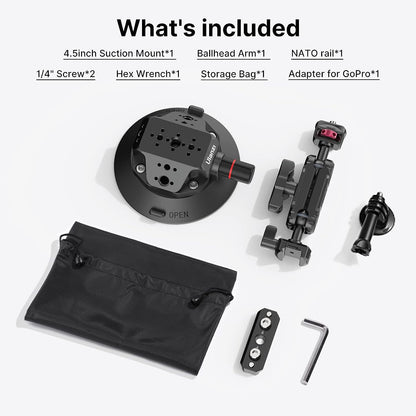 Ulanzi SC-02 Strong Suction Cup Mount Magic Arm for DSLR/GoPro Video Shooting