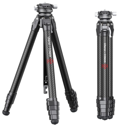 Zero Y Professional Carbon Fiber Camera Tripod, 360Â° Ballhead, 39lb Max Load