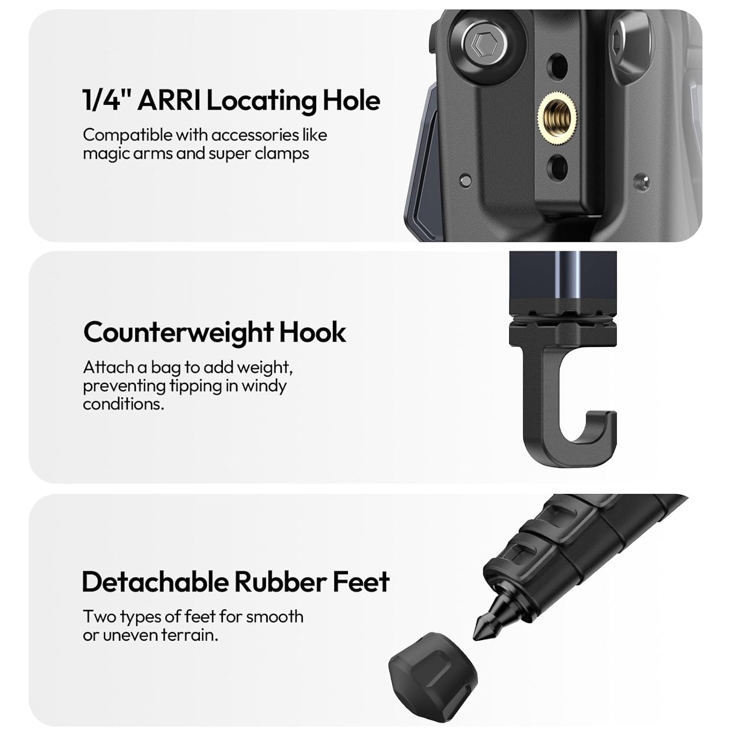 Ulanzi OMBRA Video II Travel Tripod (T154) â€“ Lightweight Aluminum with Fluid Head