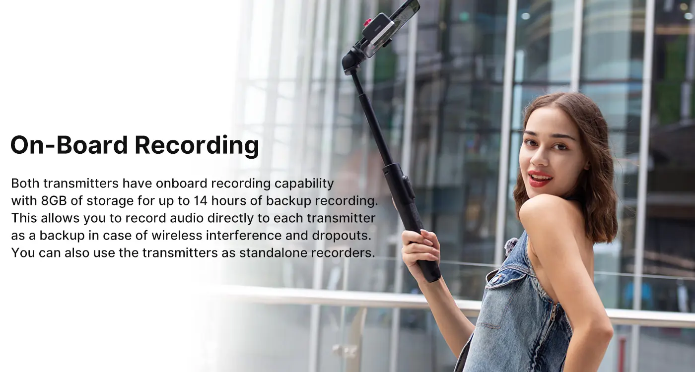 Ulanzi U-Mic AM18 Wireless Lavalier Microphone System A018GBB2