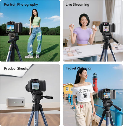 ULANZI TT39 Tripod 61" Vertical/Horizontal, Phone & DSLR, Adjustable