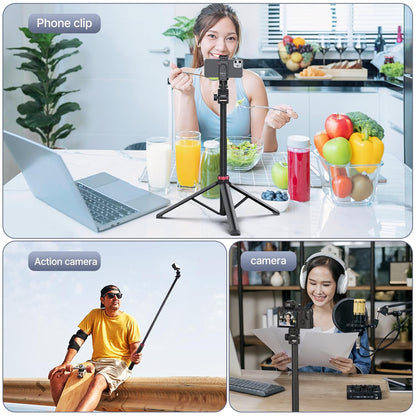 Ulanzi MT-79 Extendable Aluminum Tripod, 81" Adjustable Stand, 360Â° Head