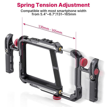 ULANZI Lino Smartphone Video Rig with Handles for iPhone 13, 8 Plus