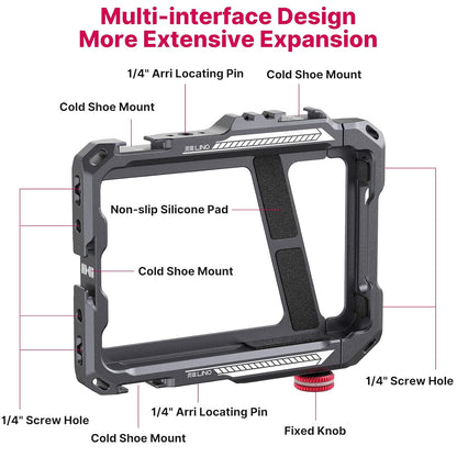 ULANZI Lino Smartphone Video Rig with Handles for iPhone 13, 8 Plus