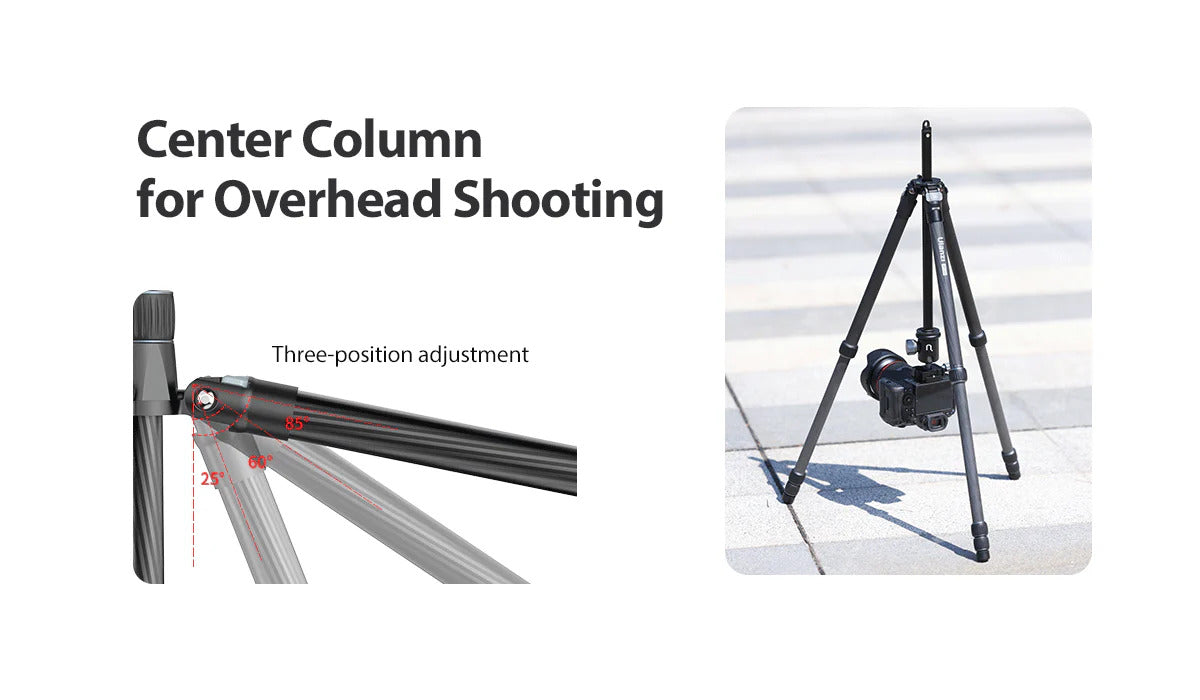 Ulanzi MT-60 Carbon Fiber Portable Travel Tripod