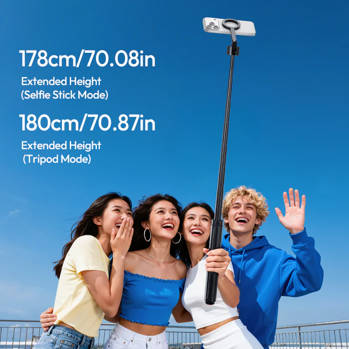 Extends Up to 1.8m, Perfect Full-Length Shots
