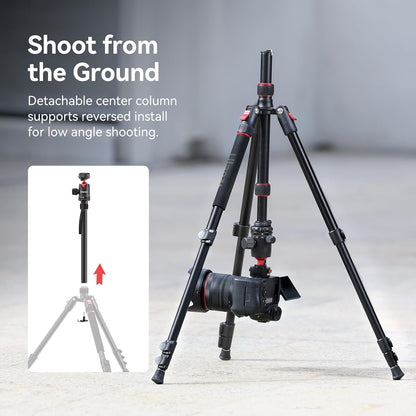 ULANZI TT31 72.4" Tripod/Monopod, 33lb Load, QR Plate, 360Â° Head for DSLR/Video