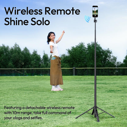 ULANZI SK-21,  71'' Magnetic Selfie Stick Tripod w Remote, Auto Open