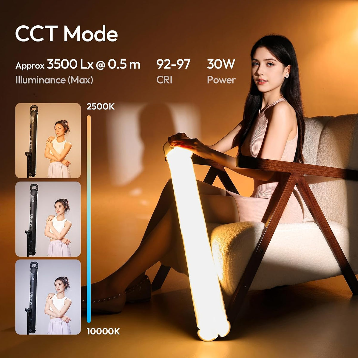 ULANZI LA30 RGB Inflatable Tube Light with App Control for Video Recording