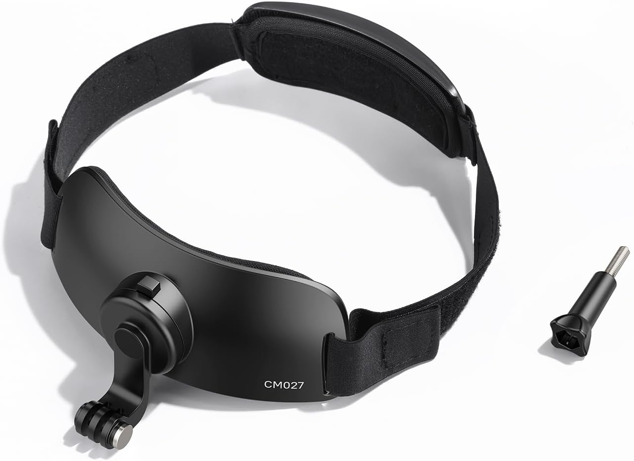 CM027 Head Strap Mount Vertical GoPro Hero 13/12/11/10/9/8/7 DJI Insta360