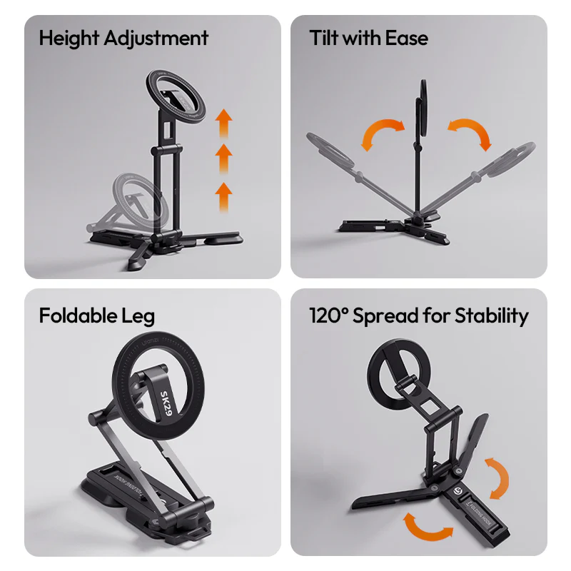 Find Your Perfect Angle with 3-Joint Design