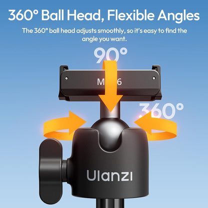 ULANZI MT66 3-in-1 Quick Release Tripod for DJI Action 6/Nano/Xtra Atto