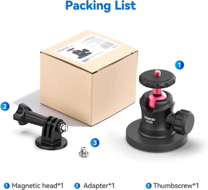 ULANZI C029 Magnetic Camera Mount, 360° Ball Head for DJI Osmo Action & Insta360