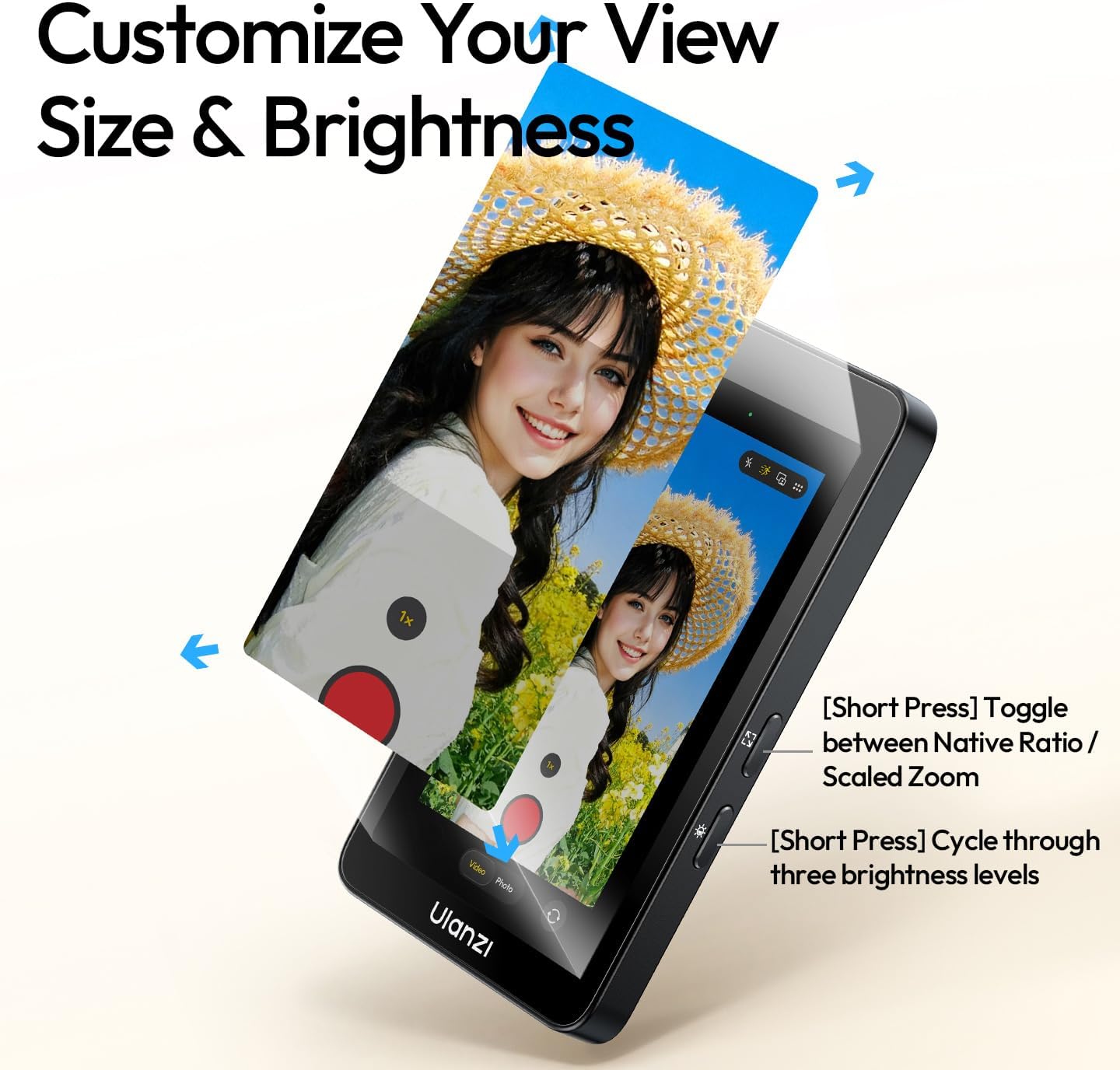 Ulanzi VM1 Vlog Selfie Monitor Screen