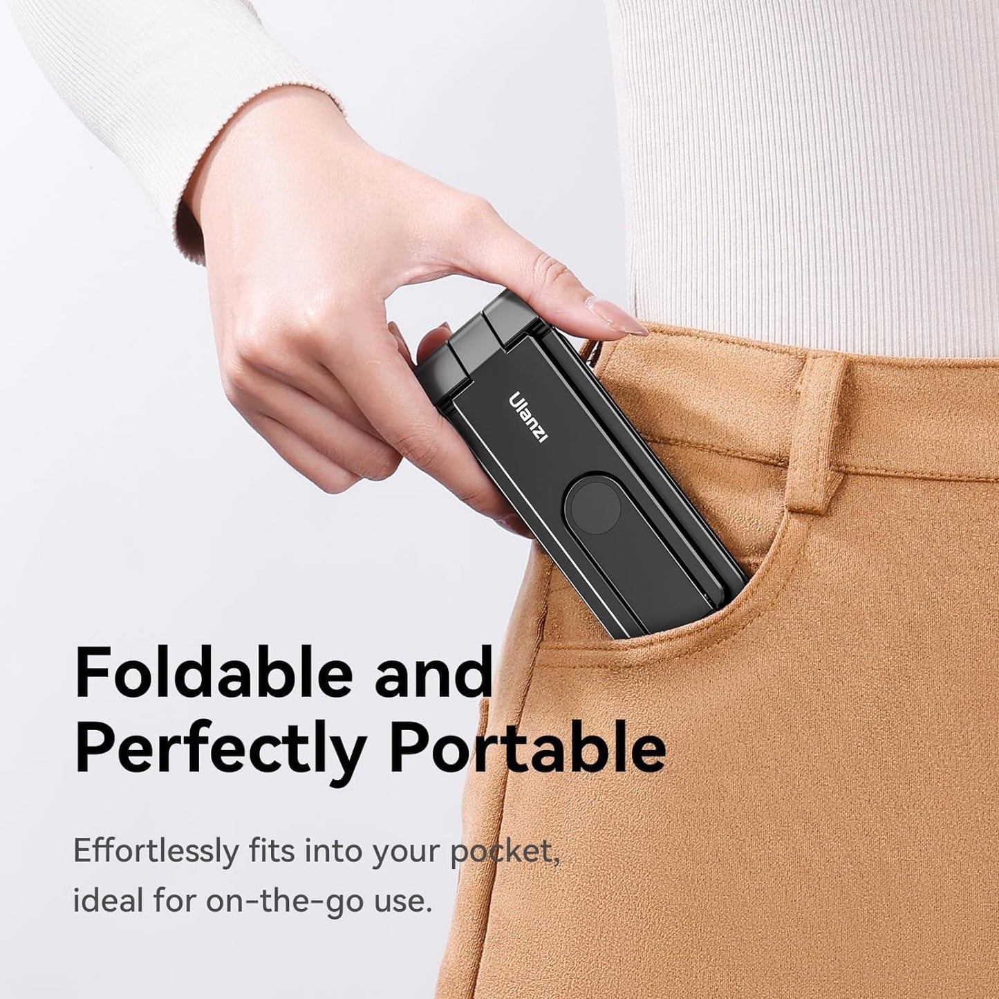 ULANZI MA26 Phone Tripod  â€“ Foldable, 2 Cold Shoe, Compact, Lightweight