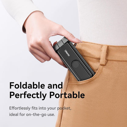 ULANZI MA26 Phone Tripod  â€“ Foldable, 2 Cold Shoe, Compact, Lightweight