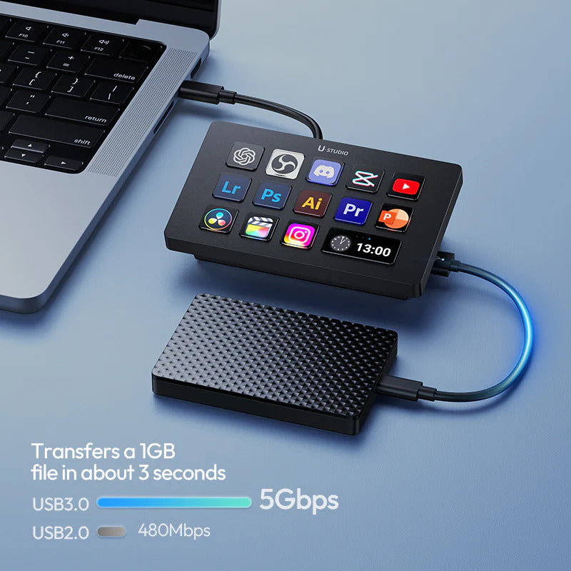 High-Speed USB 3.0 Gen 1 Port