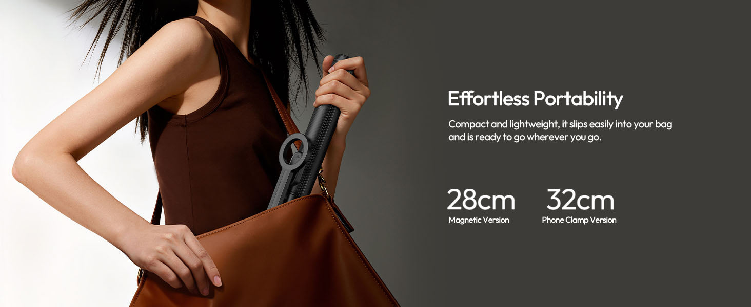 ULANZI SK27 (Magsafe) Magnetic Phone Tripod 165 cm, Selfie Stick w Bluetooth & 25N Magnet