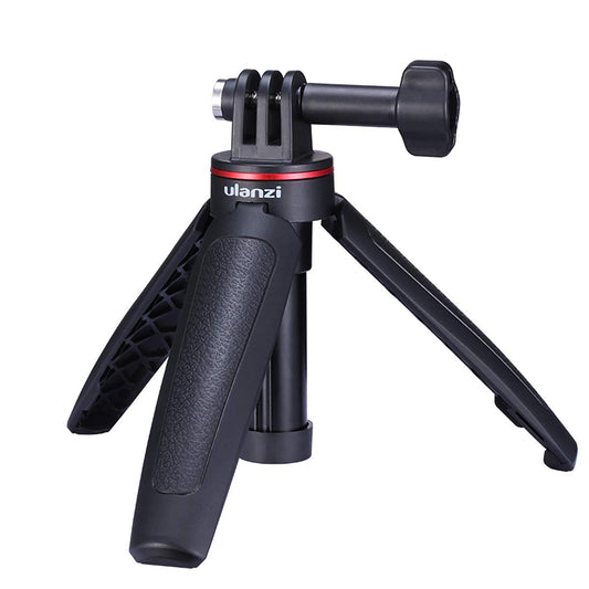 Ulanzi MT-09 Extention Vlog Tripod Mini Portable Handle Grip for Gopro Hero 12, 11, 10, 9, GoPro max Black Session Osmo Action Camera