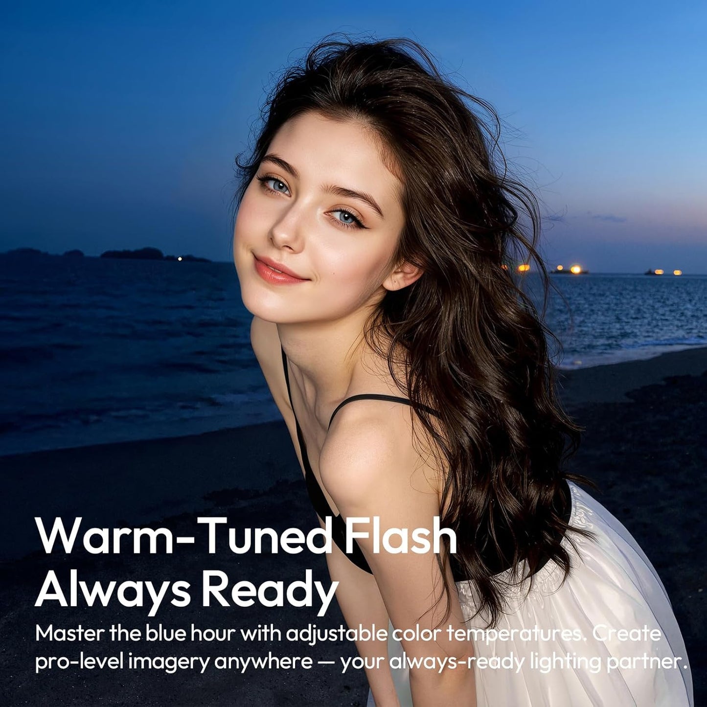 ULANZI MFL01 Magnetic Phone Flash 3000 Flashes 2500-8500K Bluetooth