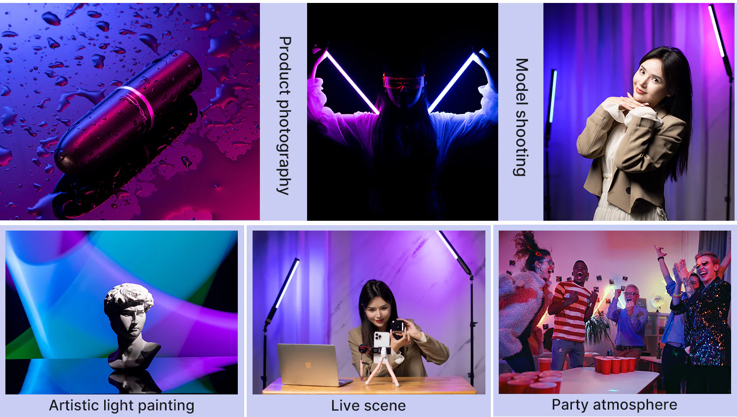 Ulanzi VL 119 RGB Light Stick 2500K-9000K, CRI 95+, 2000mAh LED