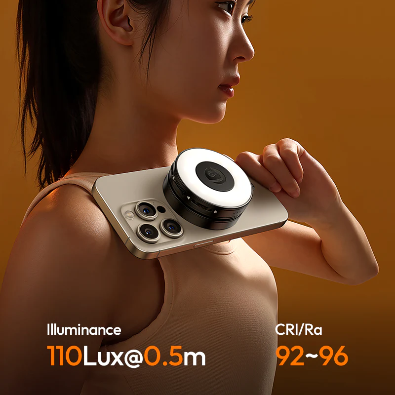 Camera-Ready with Gentle, Adjustable Light