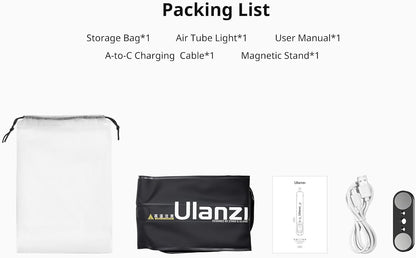 Ulanzi UA12 Bi-Color Inflatable LED Tube Light 2700-6500K 12W 2500mAh