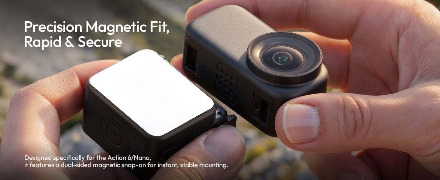 ULANZI LM24 Vlogging Light for DJI Osmo Waterproof Magnetic LED Fill