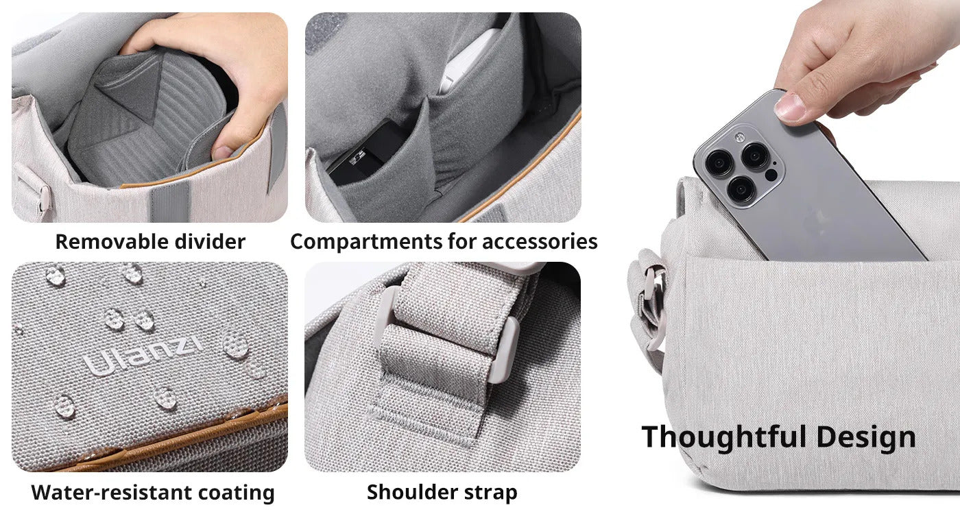 Ulanzi F01 Camera Sling Bag, Waterproof