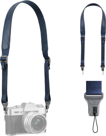 ULANZI CSS1 U-Snap Camera Strap 55in Quick Release DSLR Mirrorless Sling Belt B/G/S/Blue