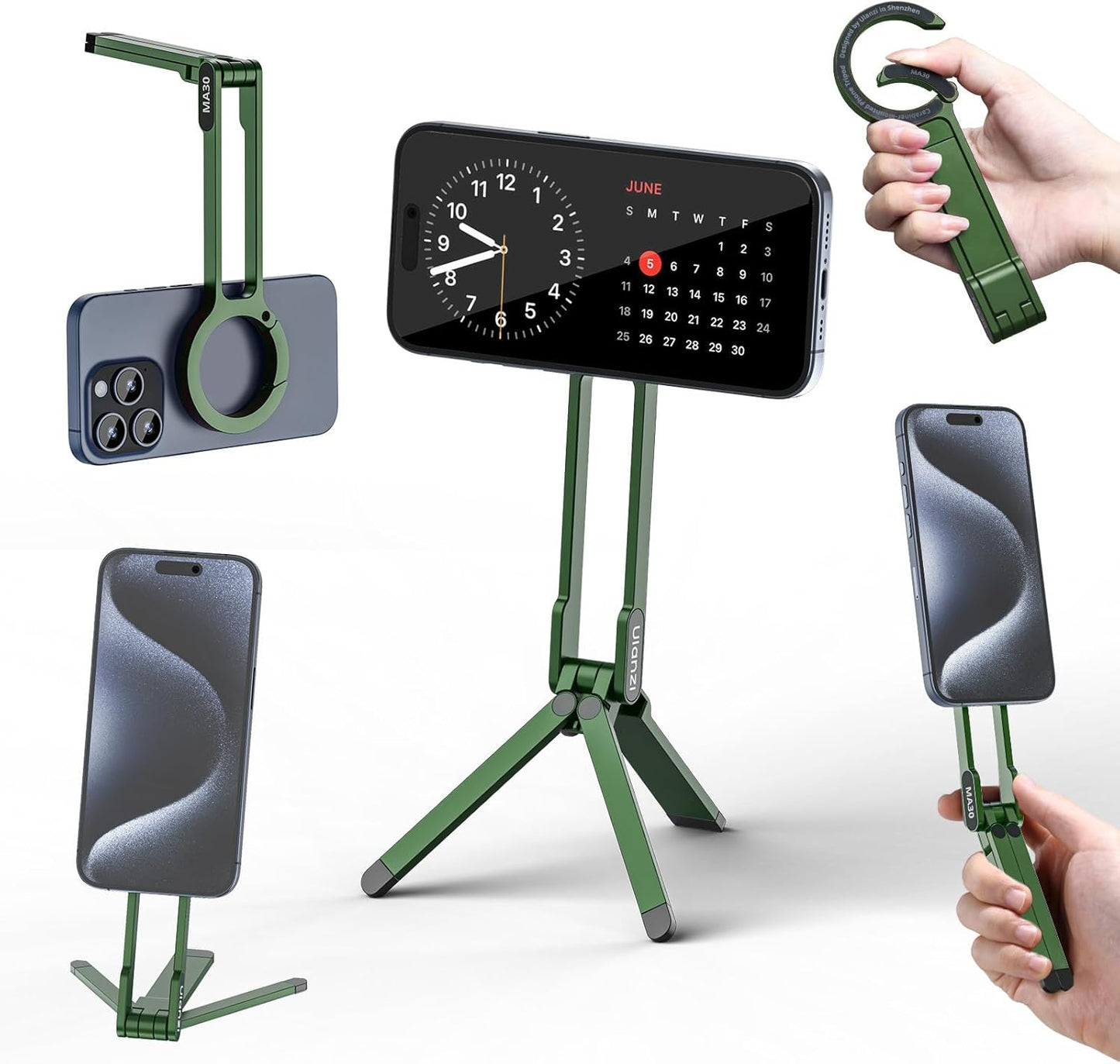 Ulanzi MA30 Carabiner-Mounted Phone Tripod