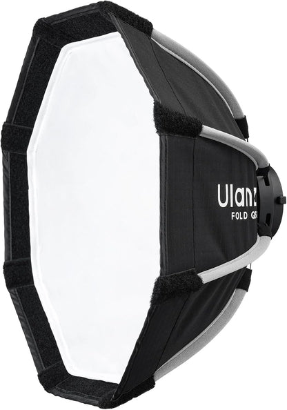 ULANZI QS30 30cm Octagonal Softbox with Quick Release Bowens Mount, Grid & Cloth Mini