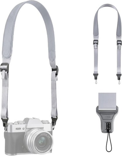 ULANZI CSS1 U-Snap Camera Strap 55in Quick Release DSLR Mirrorless Sling Belt B/G/S/Blue