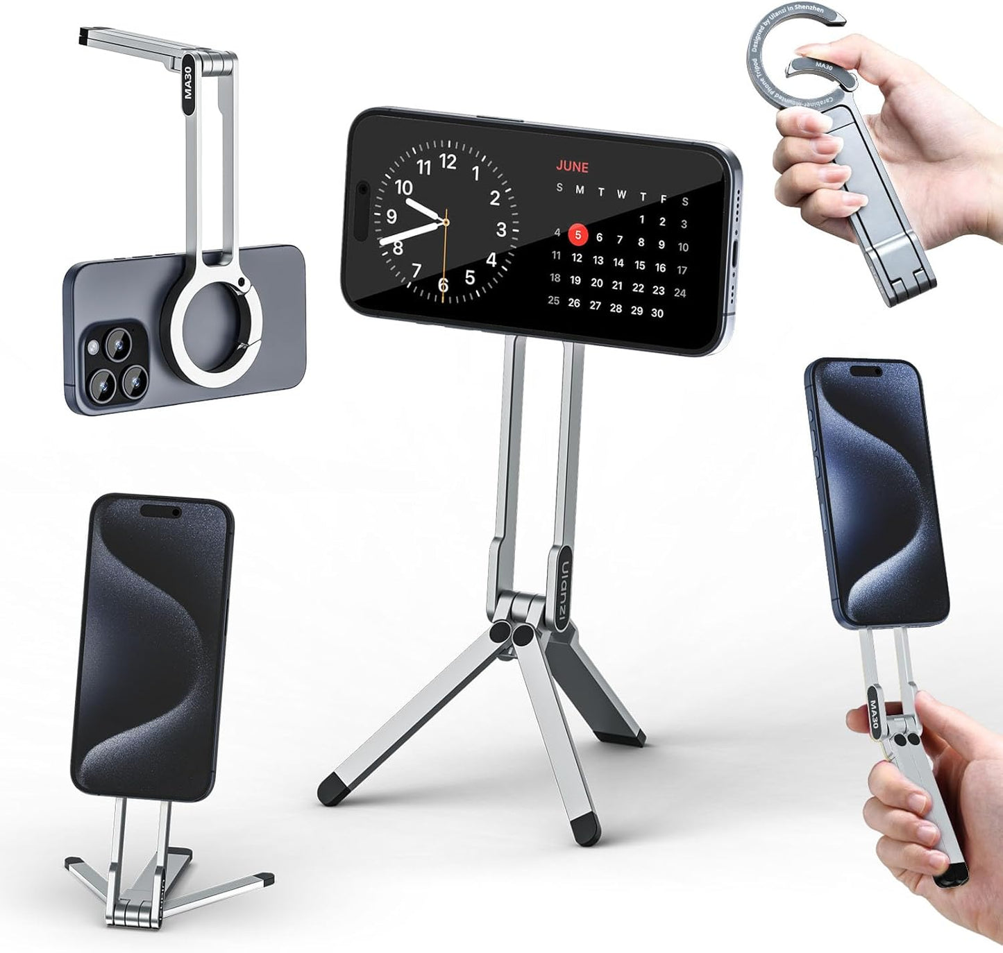 Ulanzi MA30 Carabiner-Mounted Phone Tripod