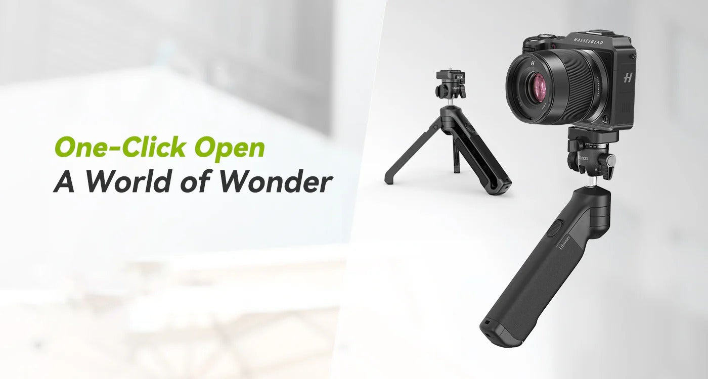 ULANZI TT38 Mini Tripod w/ Uka F38 QR for DJI/Insta360/Sony, Tabletop Stand